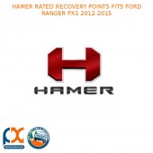 HAMER RATED RECOVERY POINTS FITS FORD RANGER PX1 2012-2015